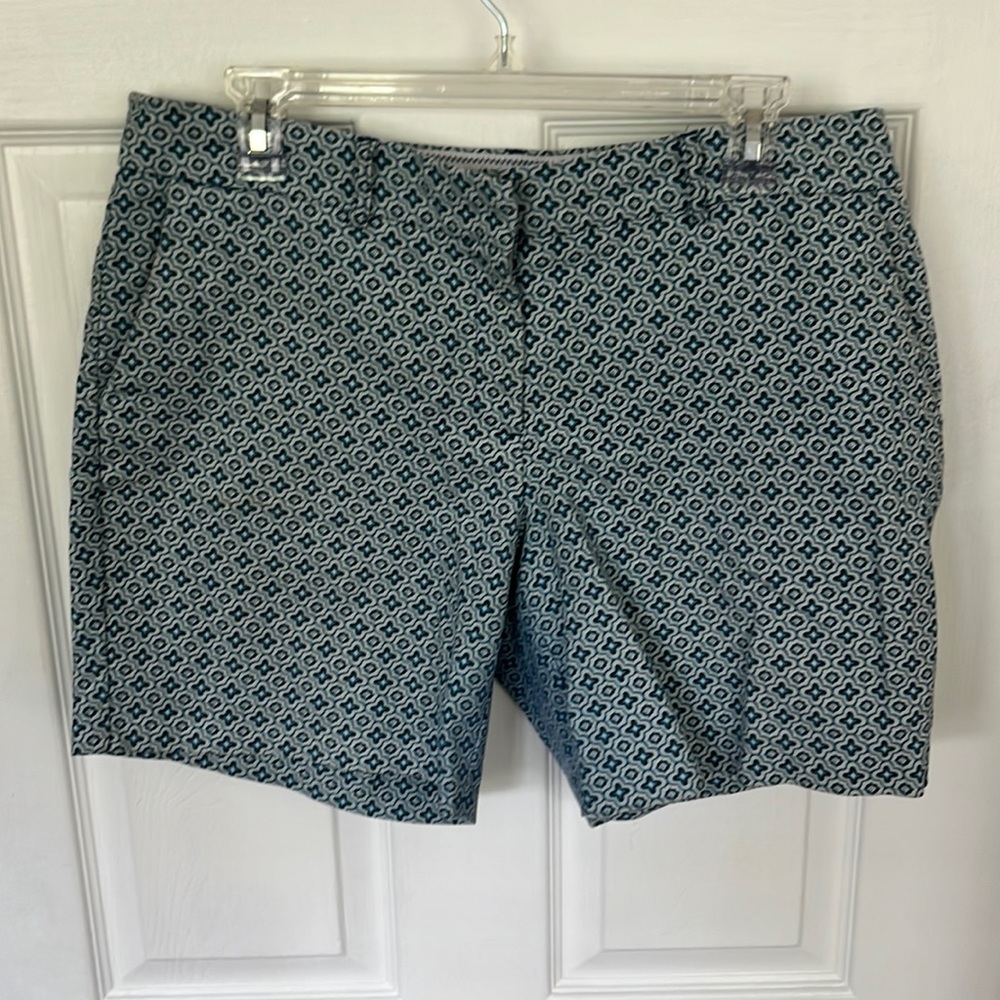 Blue & white patterned shorts - WILLI SMITH - size 12